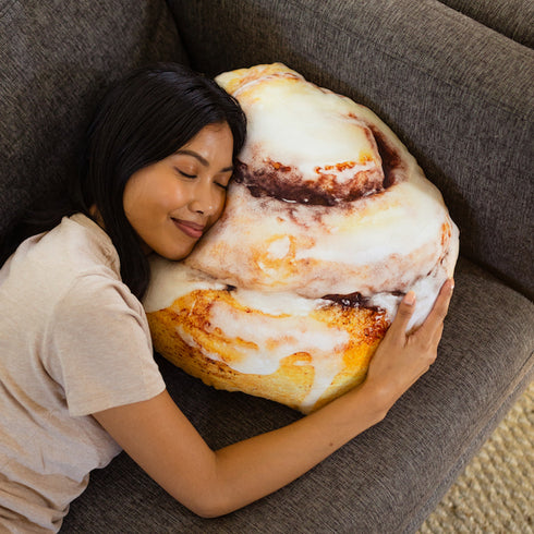 Gooey Cinnamon Bun Pillow