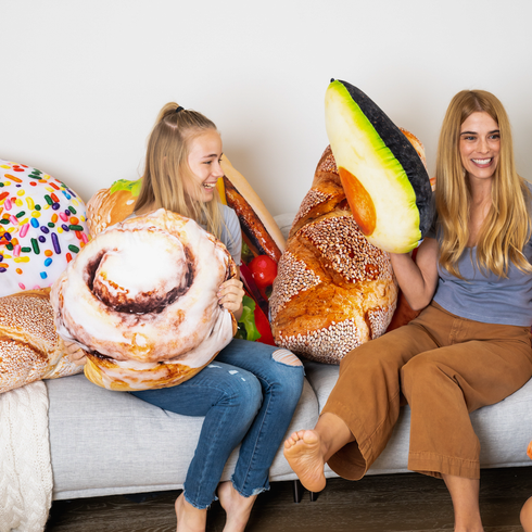 Gooey Cinnamon Bun Pillow
