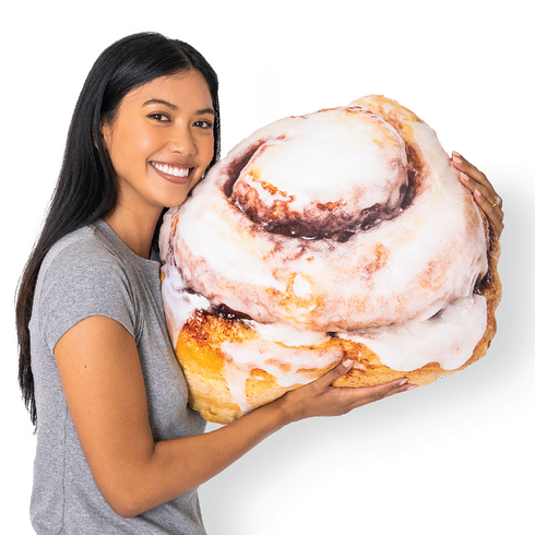 Gooey Cinnamon Bun Pillow