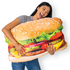 Juicy Cheeseburger Pillow
