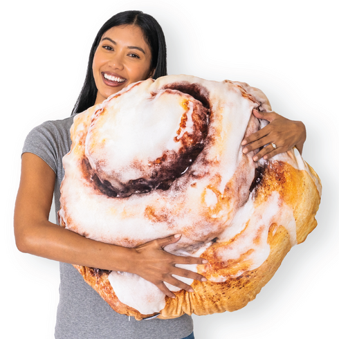 Gooey Cinnamon Bun Pillow