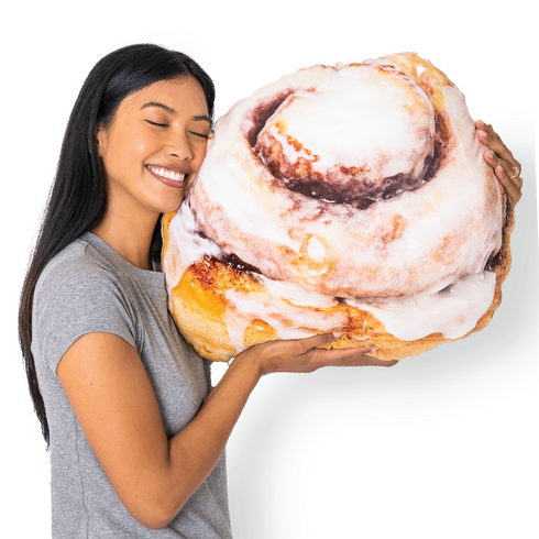 Gooey Cinnamon Bun Pillow