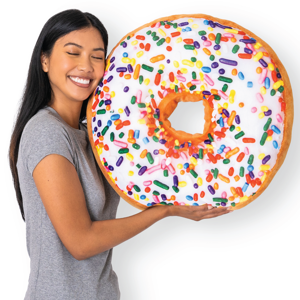 Sprinkle Donut Pillow